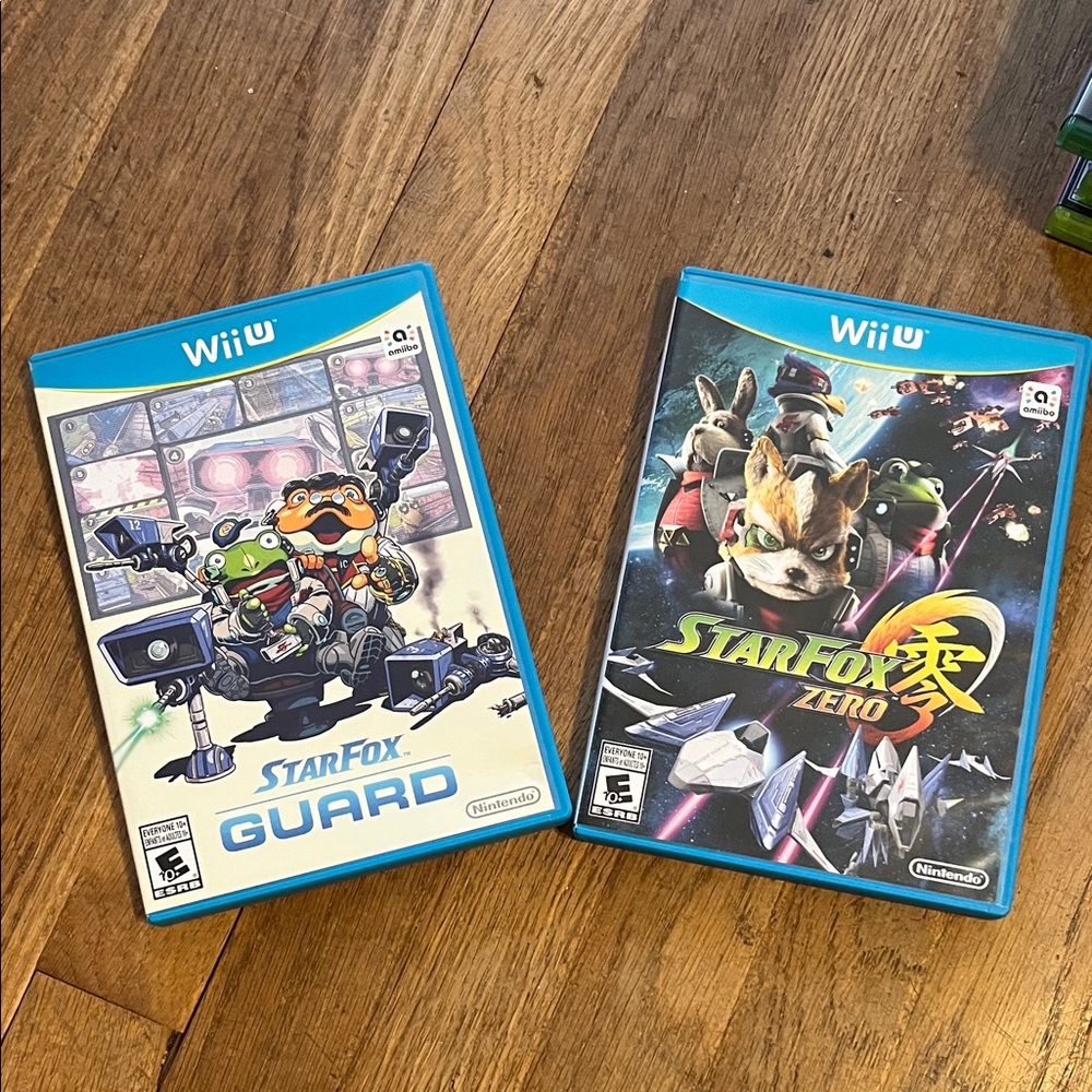 Nintendo Wii U Star Fox & Star Fox Guard - Blue Case Bundle